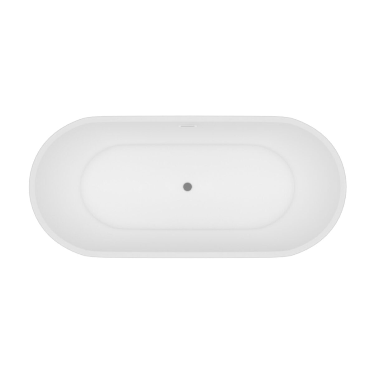 ALONI BAUCI BAIGNOIRE ÎLOT - SOLID SURFACE - 170X80X58,5 CM - BLANC MAT - Image 2