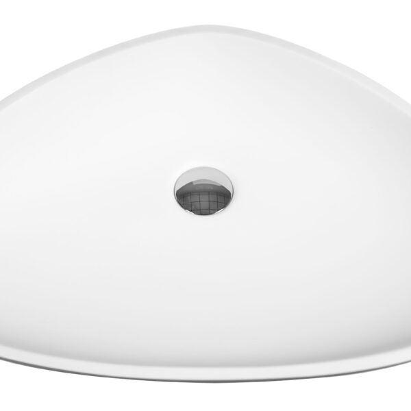 ALONI CORONA SOLID SURFACE VASQUE (63X42X14CM) - BLANC