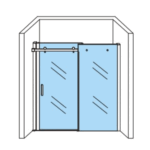 ALONI PORTE DE DOUCHE COULISSANTE 8MM (120X200CM) - Image 2