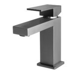 ALONI CHAN MITIGEUR DE LAVABO CARRE - GRIS BRONZE