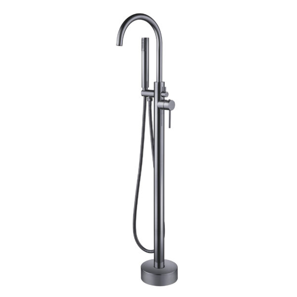 ALONI ROBINET DE BAIN SUR PIED AVEC DOUCHETTE - GRIS BRONZE