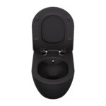 Wc Suspendu Rimoff Avec Pulvérisateur (Bidet) En Acier Inoxydable, Anthracite Mat – Image 2