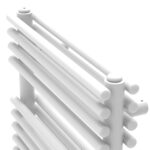 BELRAD DOUBLE RADIATEUR SÈCHE-SERVIETTES RACCORDEMENT CENTRAL BLANC 1791X600 1402W - BLANC - Image 4