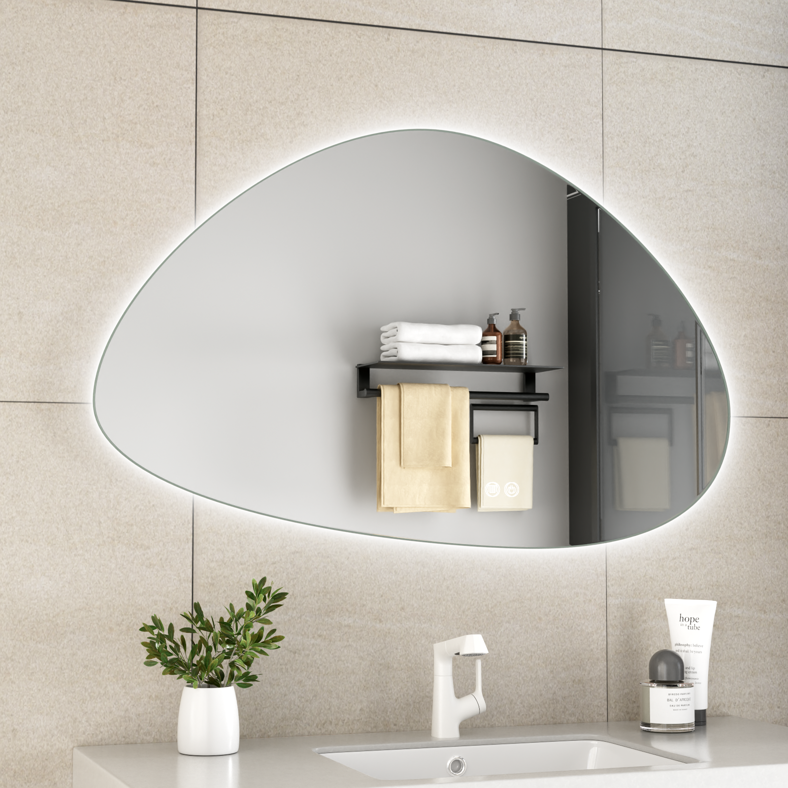 HKM-006_100x60_b1d7539a-97c2-46f0-a039-1c0b5f25c5de.png Erfu Mirror Led Anti Fog 100x60cm - Image 1