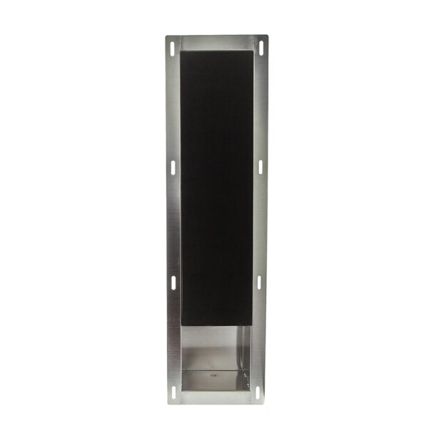 ALONI PORTE-ROULEAU DE RÉSERVE – ENCASTRÉ – SANS INSERT – 660X140X120MM – INOX BROSSÉ