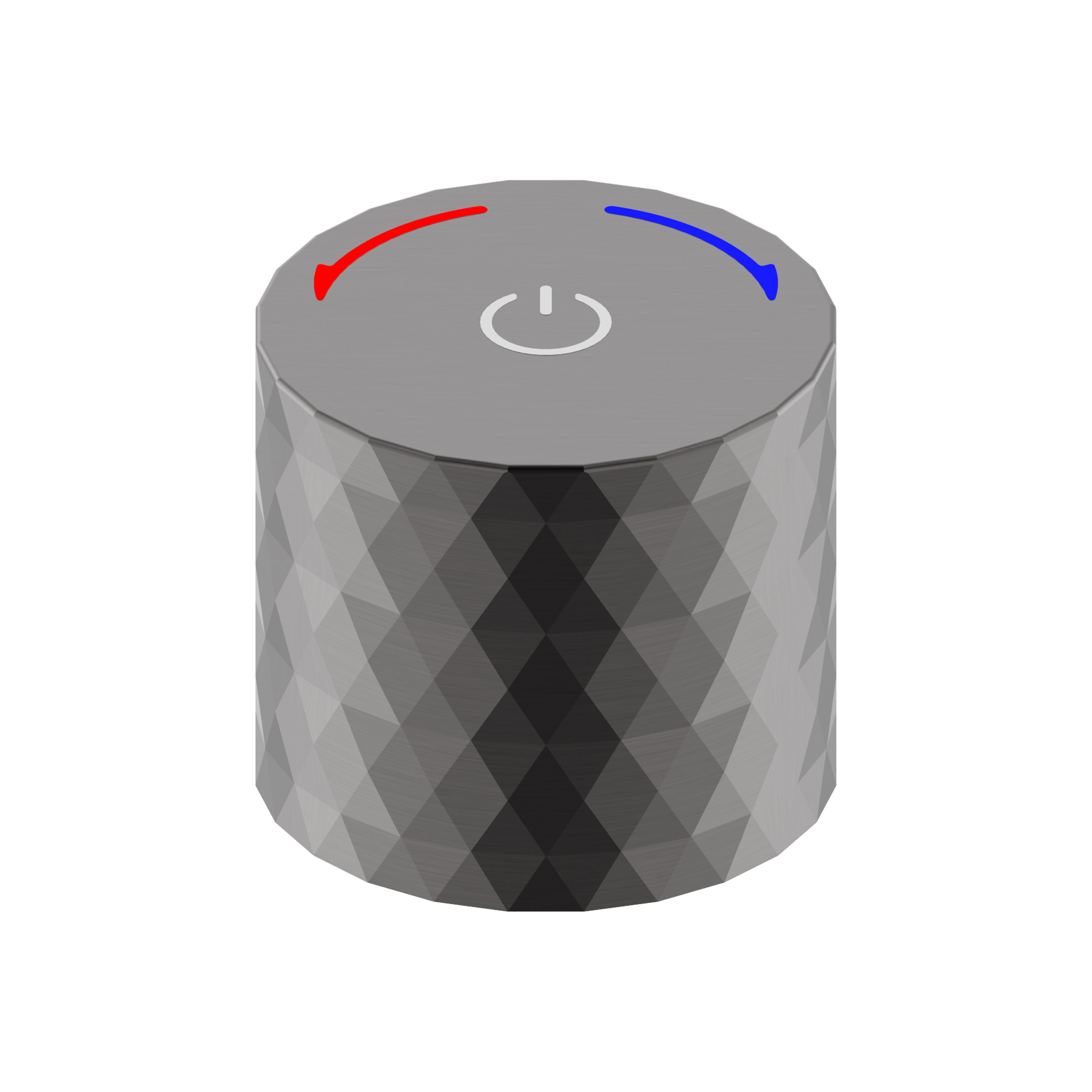 KS220001GG.jpg ALONI FLOW BOUTON-POUSSOIR MITIGEUR ENCASTRÉ - GUNMETAL - Image 1