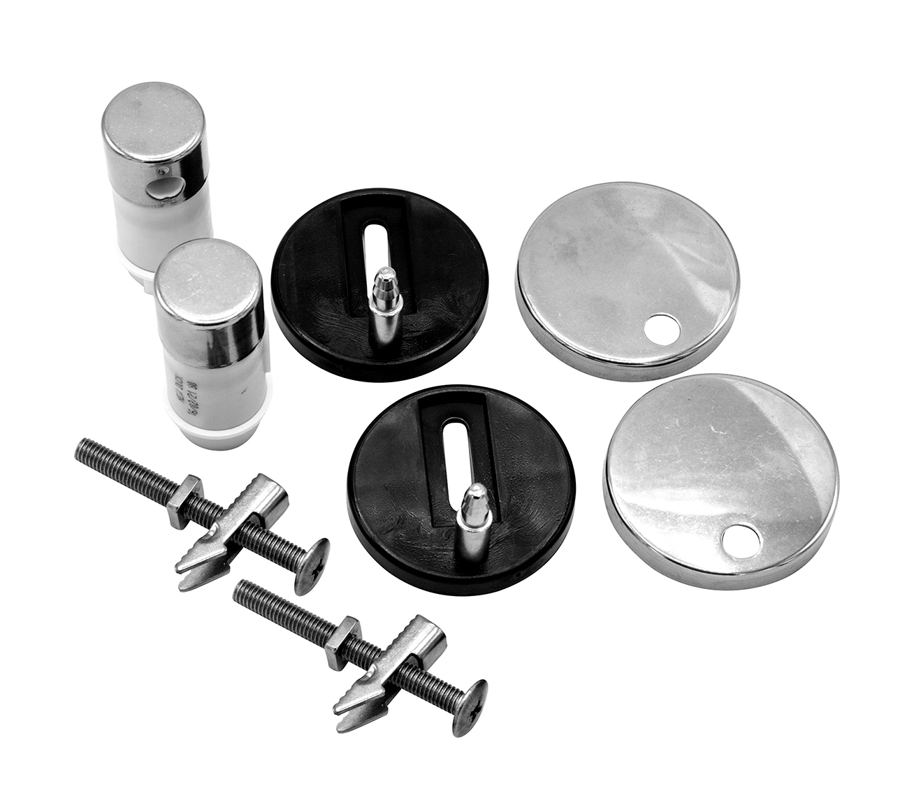 MS403.jpg KIT DE MONTAGE POUR SIÈGE DE TOILETTE, CHARNIÈRES INOX POUR CREAVIT - Image 1