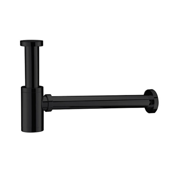 UNIFORMA SIPHON POUR LAVABO ET LAVE MAINS – NOIR MAT (PVD)