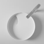 CREAVIT RUBY RB141 VASQUE – À POSER – CÉRAMIQUE – SANS TROP-PLEIN – SANS TROU DE ROBINET – 40X11X40 CM – BLANC BRILLANT - Image 3