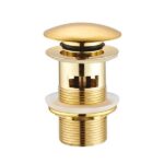 CREAVIT BONDE CLIC-CLAC 5/4" - AVEC TROP-PLEIN - OR BRILLANT