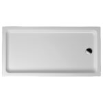 ALONI RECEVEUR DE DOUCHE - RECTANGULAIRE - ACRYLIQUE - 120X80X4 CM - BLANC BRILLANT