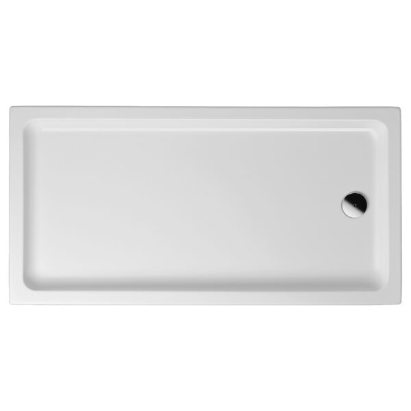 ALONI RECEVEUR DE DOUCHE - RECTANGULAIRE - ACRYLIQUE - 140X90X4 CM - BLANC BRILLANT