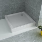 ALONI RECEVEUR DE DOUCHE ACRYLIQUE CARRÉ (90X90X15CM) - BLANC