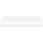 ALONI TABLETTE EN MDF (118.4X45.5X2.6 CM) - BLANC BRILLANT
