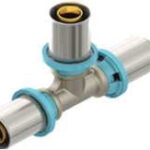 Erfu Multi-Layer Crimp Reduced Tee 20mm X 16mm X 16mm – Dvgw Certified, Multi-Profile U/H/Th