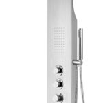 Panneau De Douche Thermostatique Chrome Mat