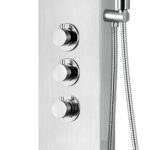 Erfuthermostatic Shower Panel - Matt Chrome - Image 5