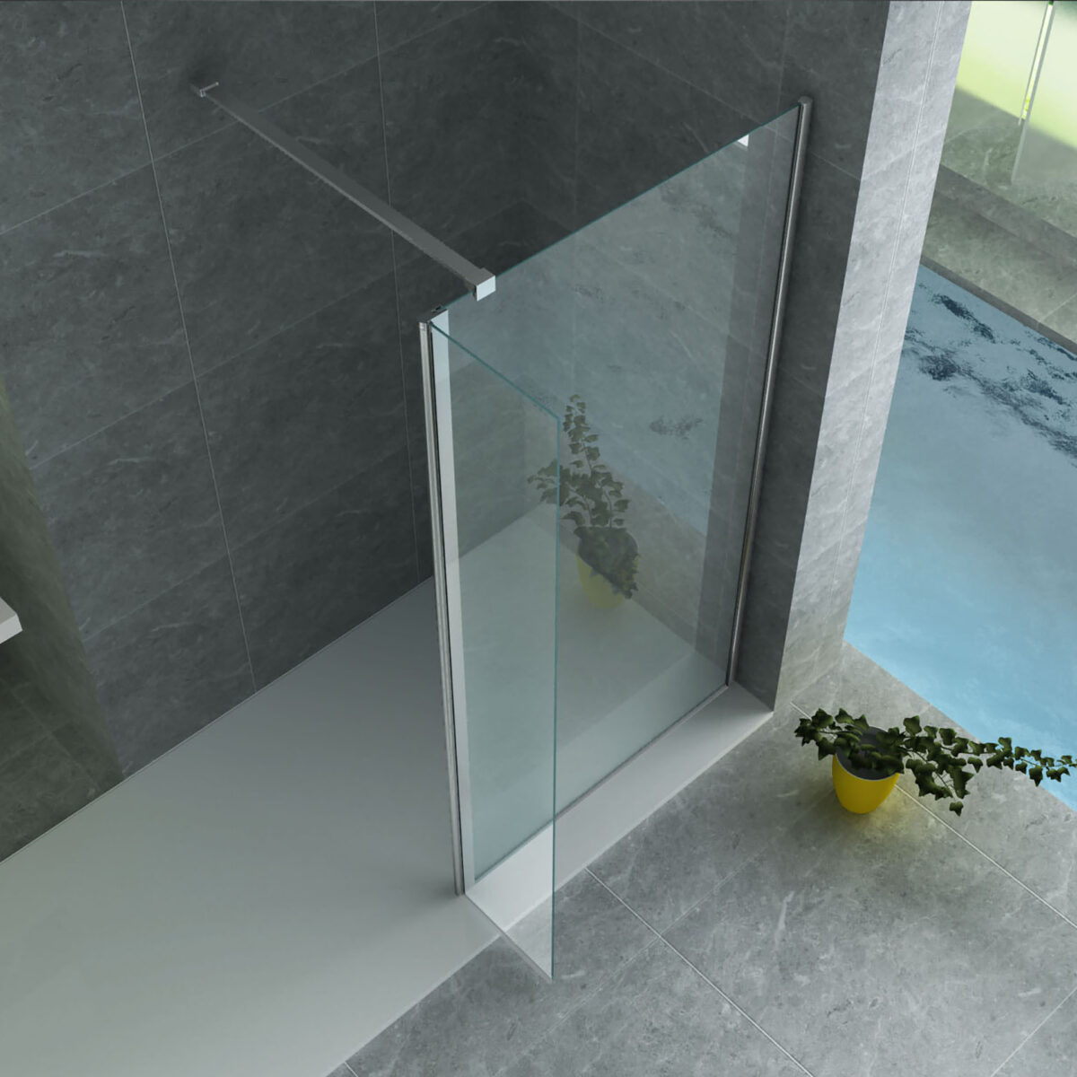 ALONI PANNEAU LATÉRAL PIVOTANT 8MM (40X200CM) - Image 3