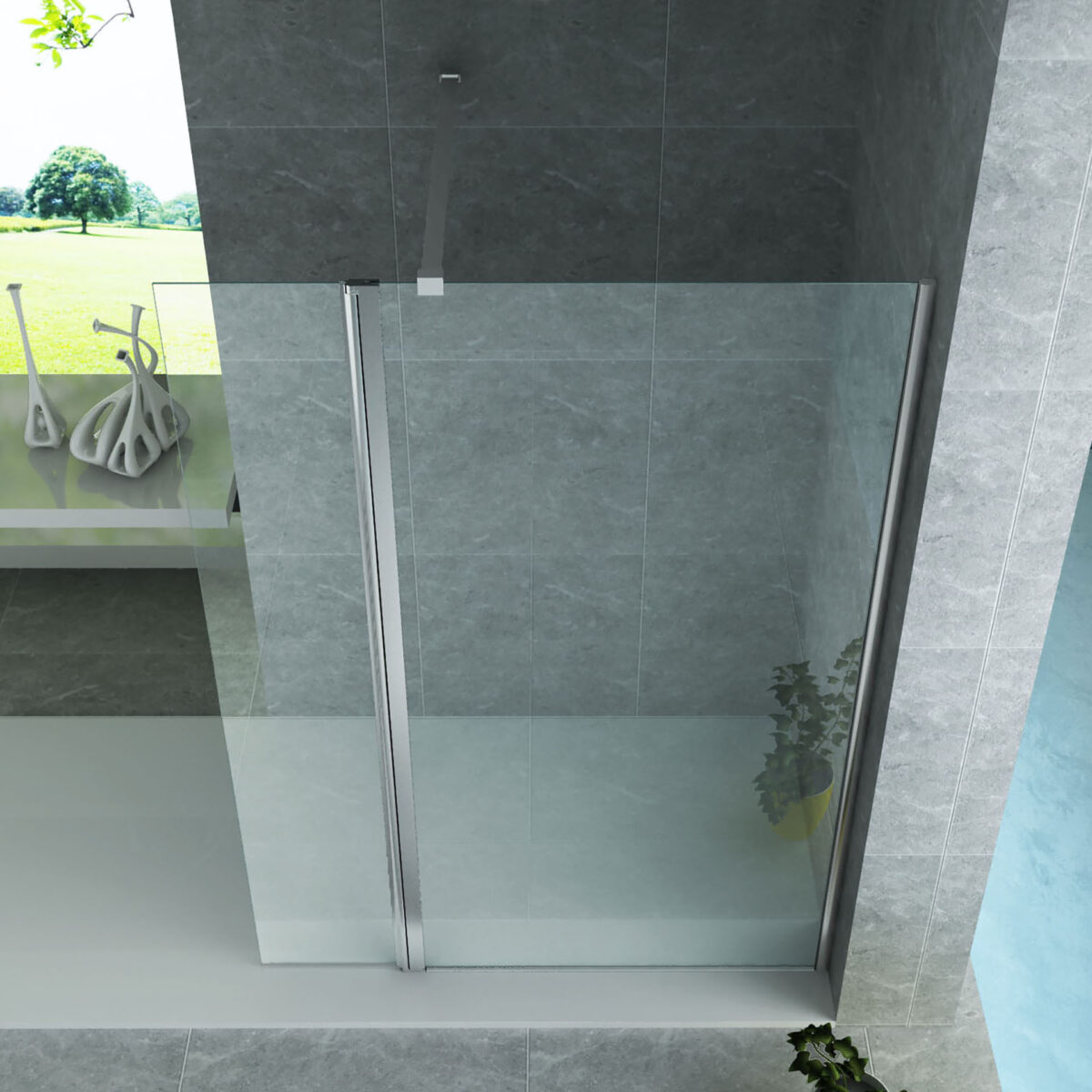 ALONI PANNEAU LATÉRAL PIVOTANT 8MM (50X200CM) - Image 4