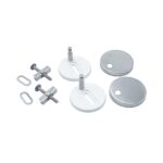 ALONI KIT DE MONTAGE POUR SIÈGE DE TOILETTE, CHARNIÈRES INOX