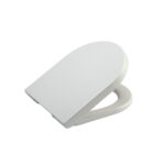 ALONI ABATTANT WC PREMIUM - SOFT CLOSE - QUICK RELEASE - TOPFIX - DUROPLAST - CHARNIÈRES EN INOX - BLANC BRILLANT