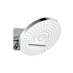 UNIFORMA DOUCHE DE TÊTE TROPICAL RAIN XL – 2 JETS – MONTAGE MURALE – AVEC BOÎTIER D’ENCASTREMENT – 32 CM – CHROME