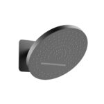 UNIFORMA DOUCHE DE TÊTE TROPICAL RAIN XL – 2 JETS – MONTAGE MURALE – AVEC BOÎTIER D’ENCASTREMENT – 32 CM – GUNMETAL (PVD)