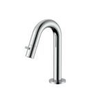 STRIA ROBINET EAU FROIDE – BEC COURBÉ – SANS BONDE – CHROME