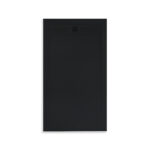 ALONI ELITE RECEVEUR DE DOUCHE - COMPOSITE - 120X80X3CM - NOIR MAT