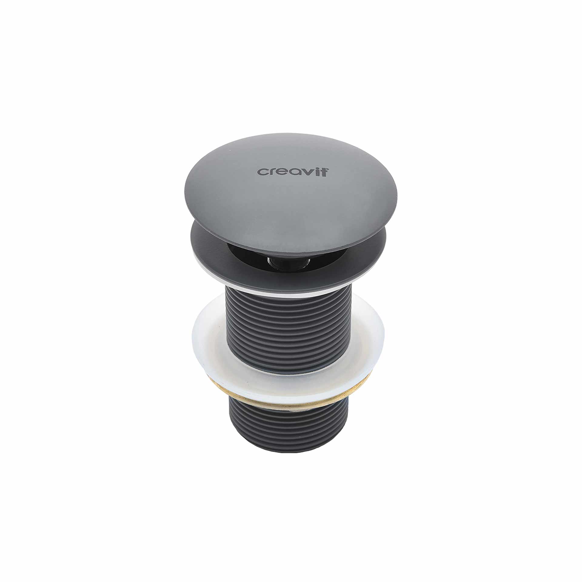 sf.sf030.anm_.jpg CREAVIT BONDE CLIC-CLAC 5/4" - AVEC TROP-PLEIN - ANTHRACITE MAT - Image 1