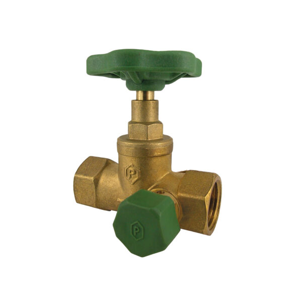 Afsluitklep Met Afvoer Recht Model 1/2