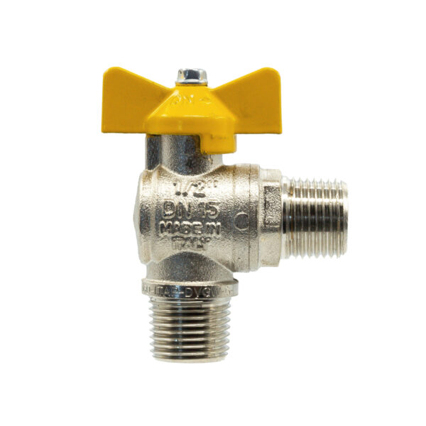 Hoek Gaskogelklep 060 1/2mm