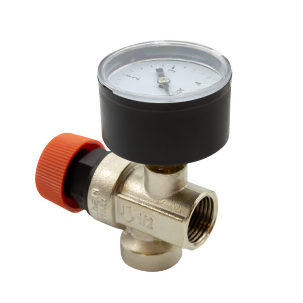 Soupape De Securite + Mano 1/2ff 3b