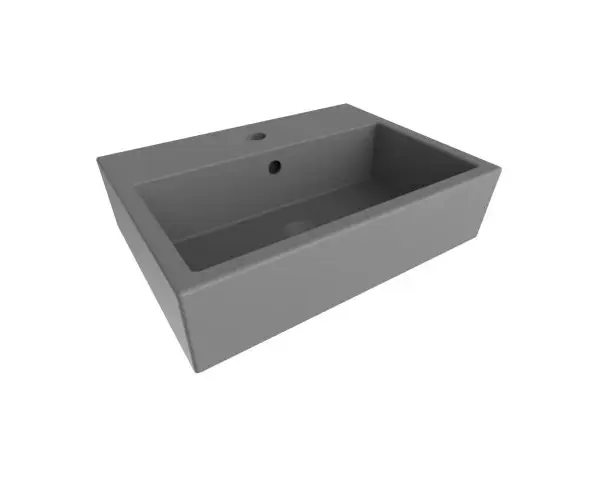 Bocchi Waskom Grijs Mat 60x42cm