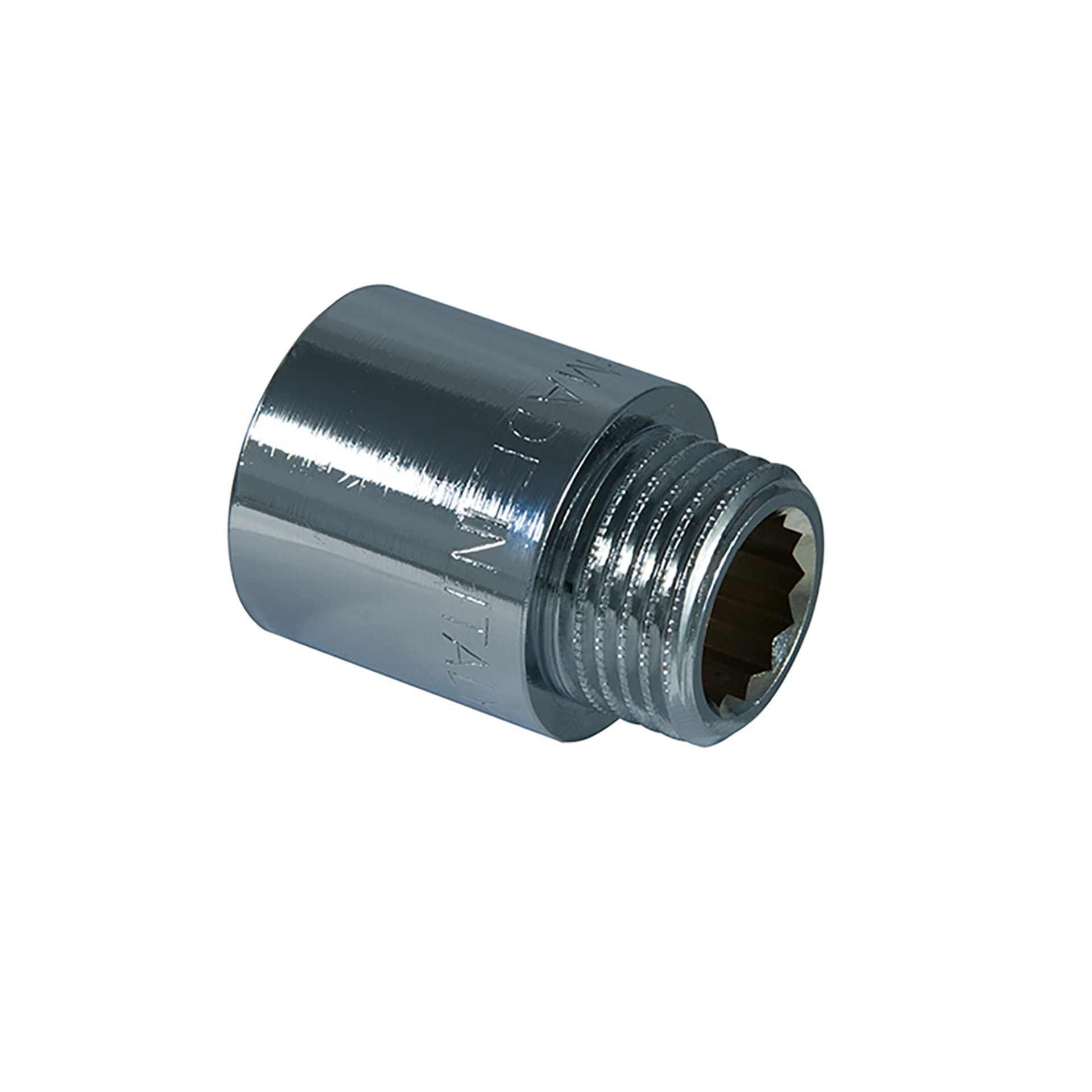 Verchroomd Verlengstuk 2529 3/4x10mm