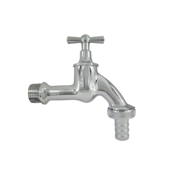 Robinet Double Service Chrome Brillant 356 1/2