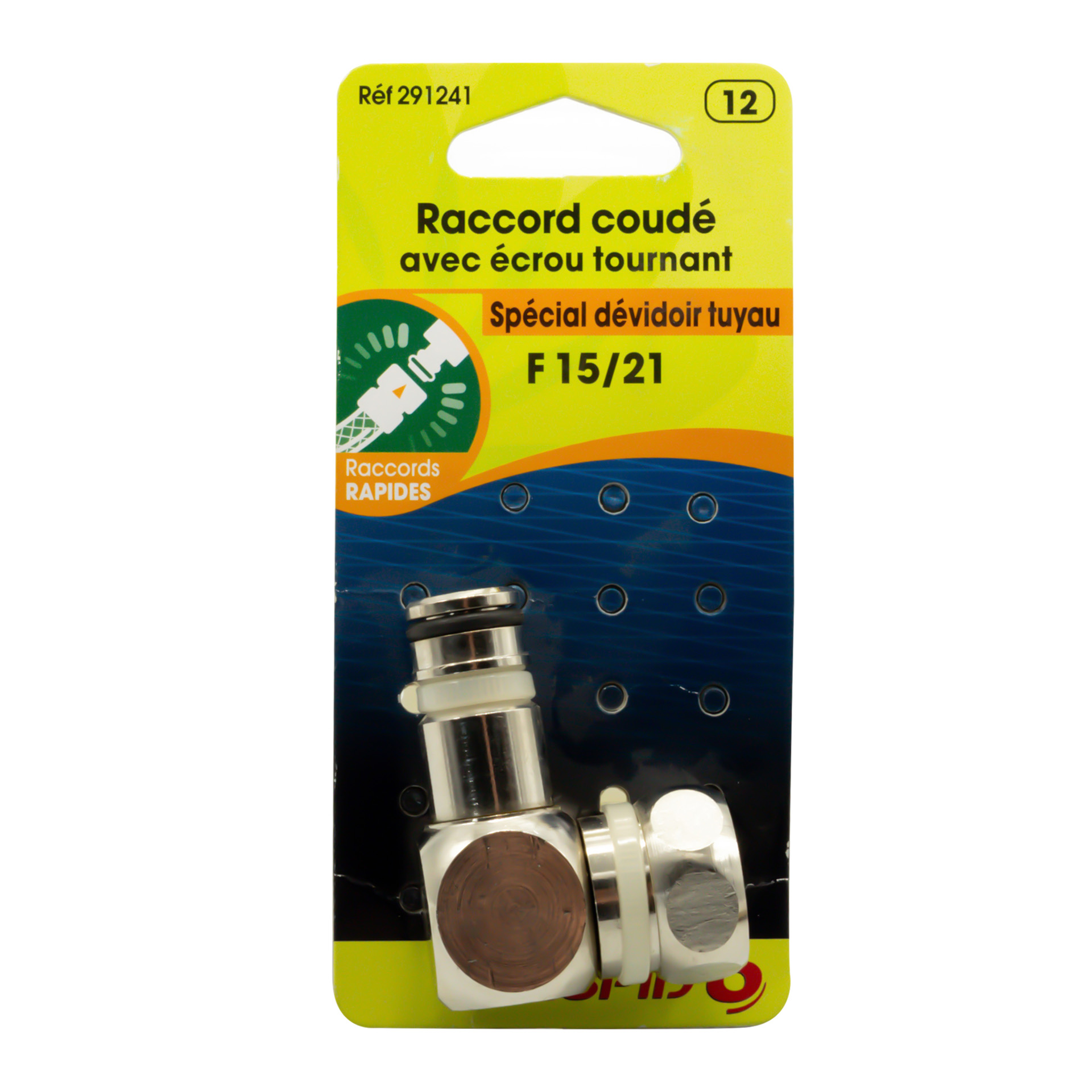 Raccord Coude Avec Ecrou Draaiende+Oring 9121 3/4