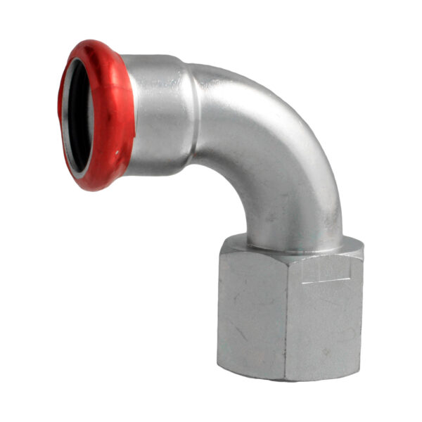 Press Acier 'M 'Galvanisé Coude 90°  F3/4 X 22 Mm C82qelbp