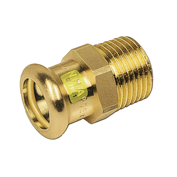 Gas Nippel G243 1/2mvrx22  (Réf Sanha  11243g 1/2x22)