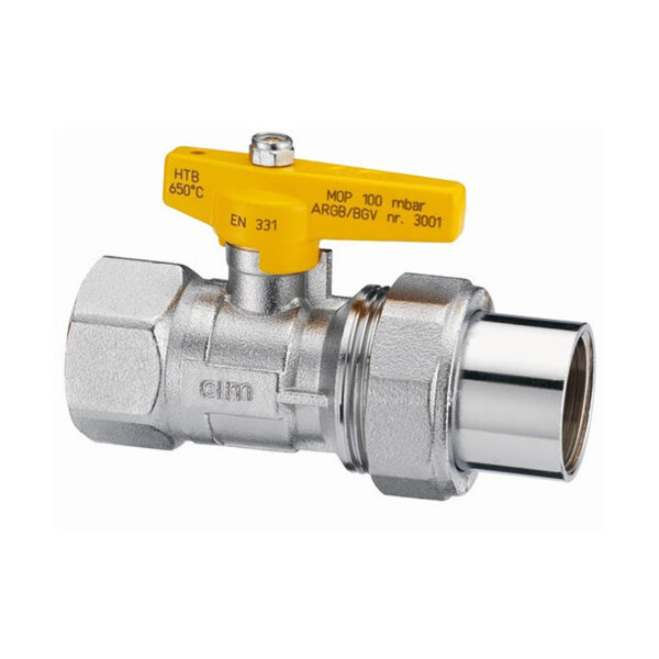 Vanne Gaz Approuvée Kvbg Avec Raccord Vg124 1/2