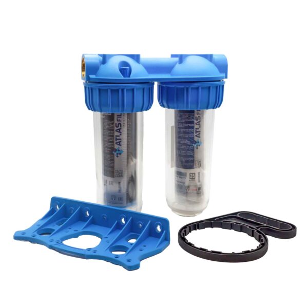 Filtre Bx 10" Senior Double 1"  (Réf. Atlas Za112t790 Senior Duplex Plus 3p Bfo B