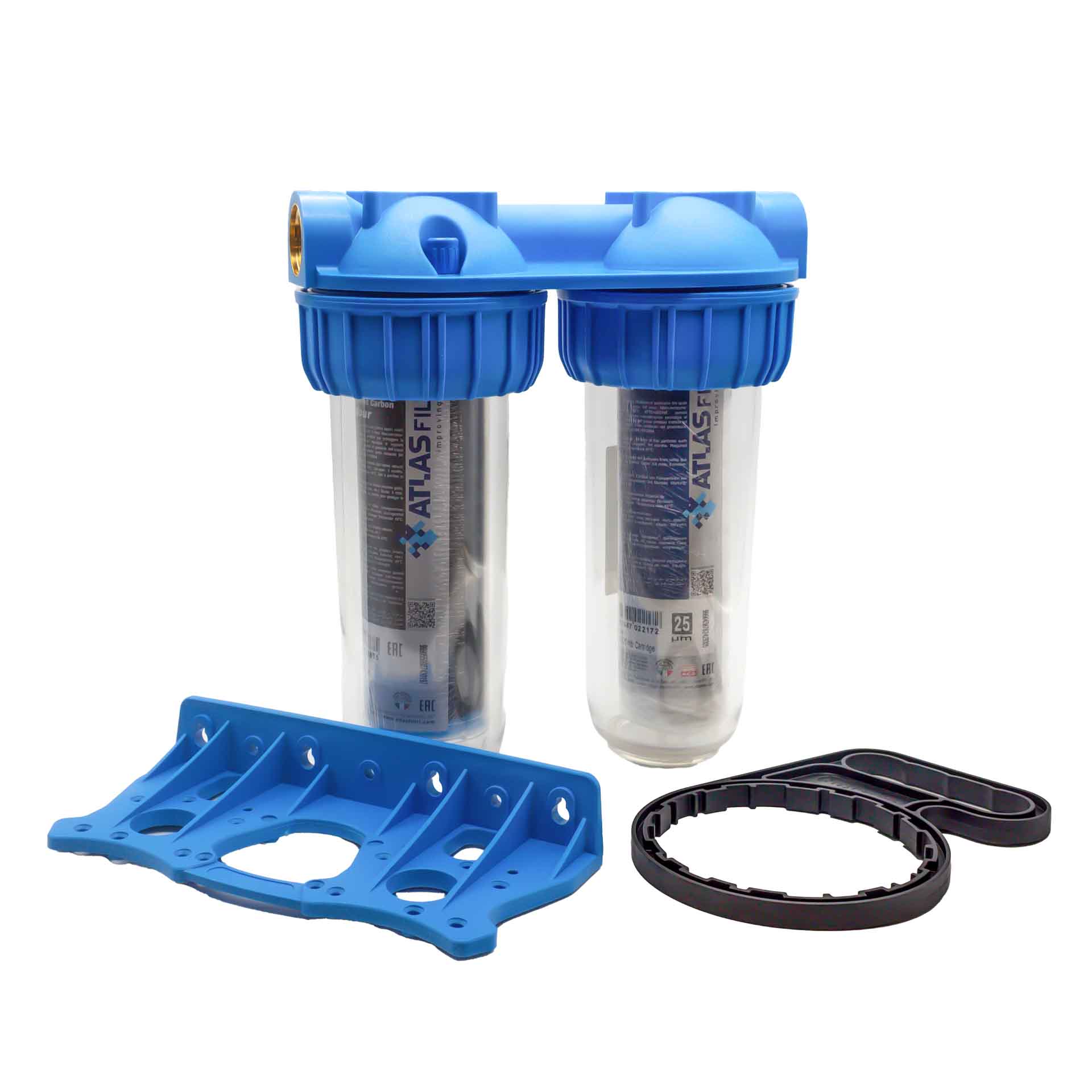 Filtre Bx 10" Senior Double 1"  (Réf. Atlas Za112t790 Senior Duplex Plus 3p Bfo B