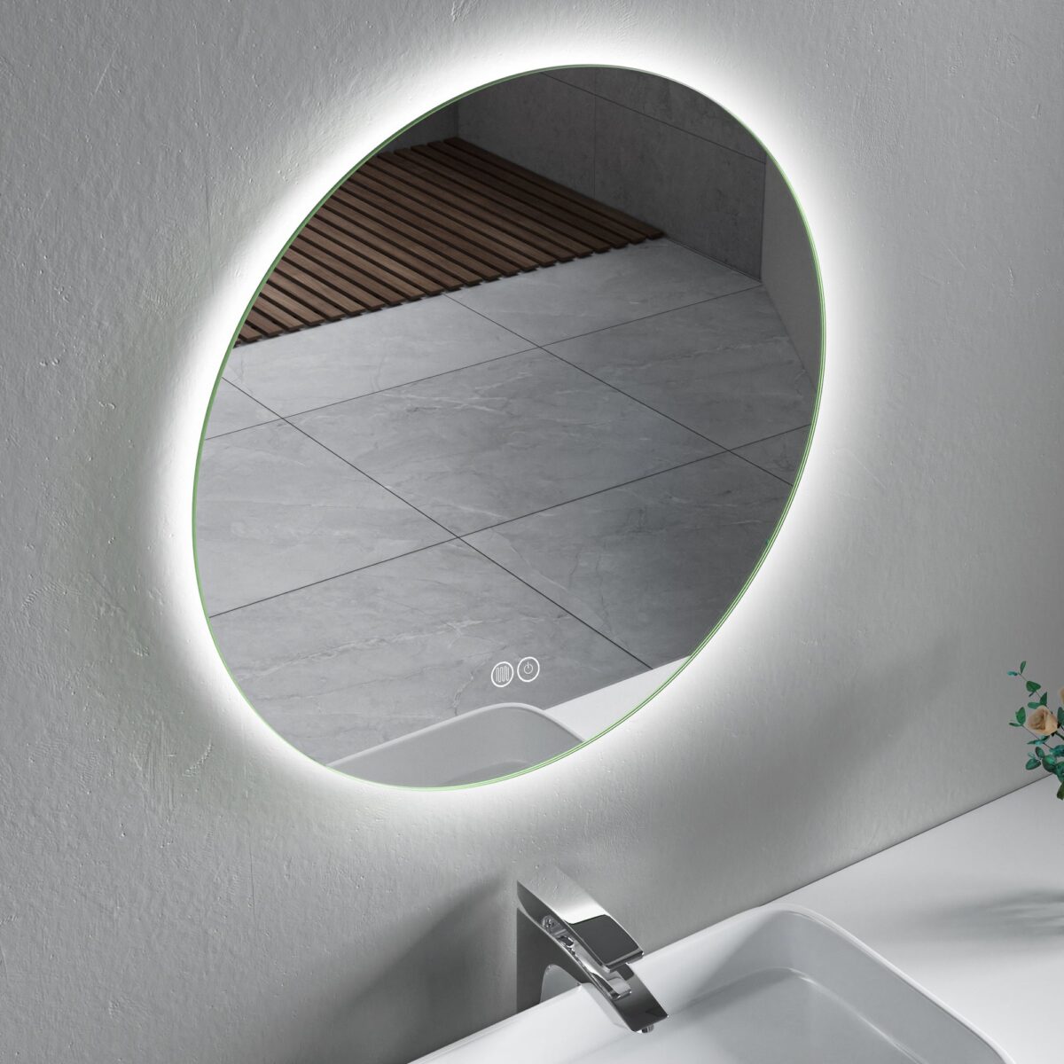 Erfu Spiegel Led Anti-Fogφ 120cm - Afbeelding 6