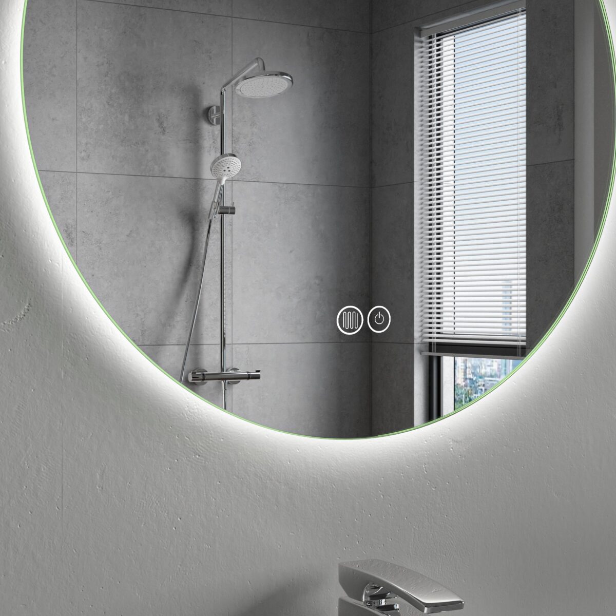 Erfu Spiegel Led Anti-Mist Φ80cm - Afbeelding 6