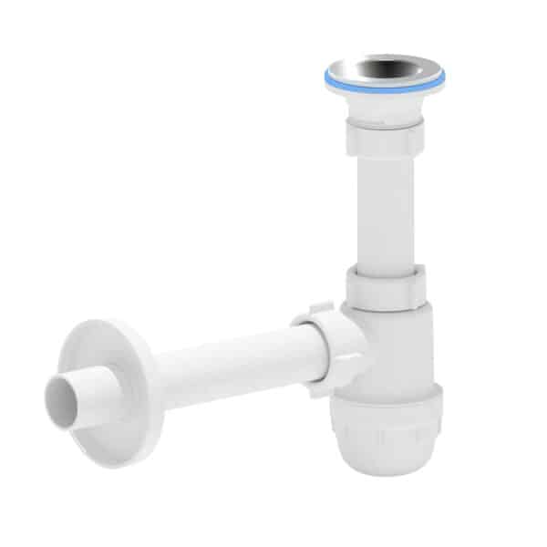 Aloni Cup Siphon With Crepine Ø32cm White