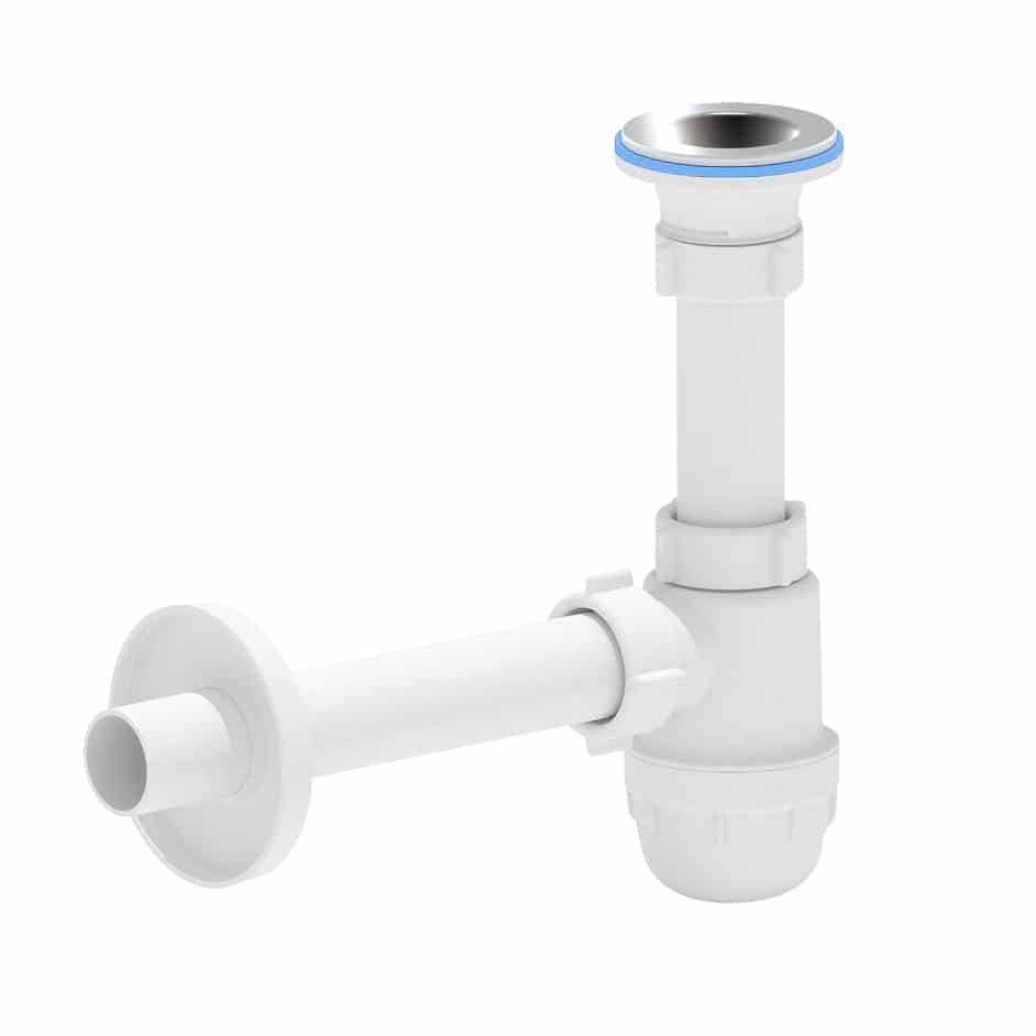 101232-2.jpg Aloni Cup Siphon With Crepine Ø32cm White - Image 1