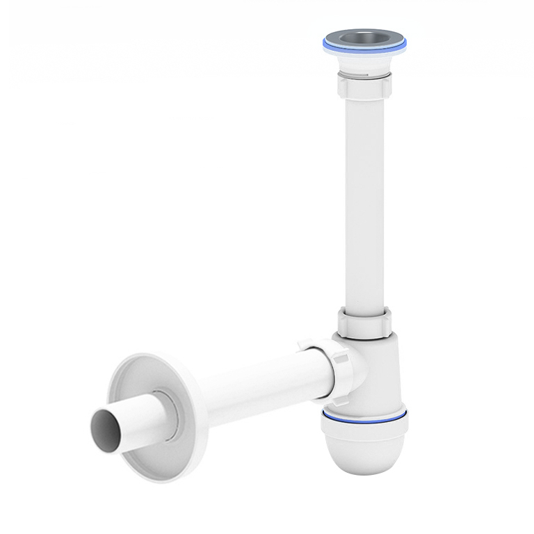 Aloni Flessensiphon Met Zeef Ø40mm Chroom