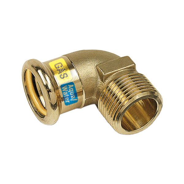 Aquagas Kniebocht Met Buitendraad 35x11/4