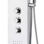 Panneau De Douche Thermostatique Blanc – Image 4