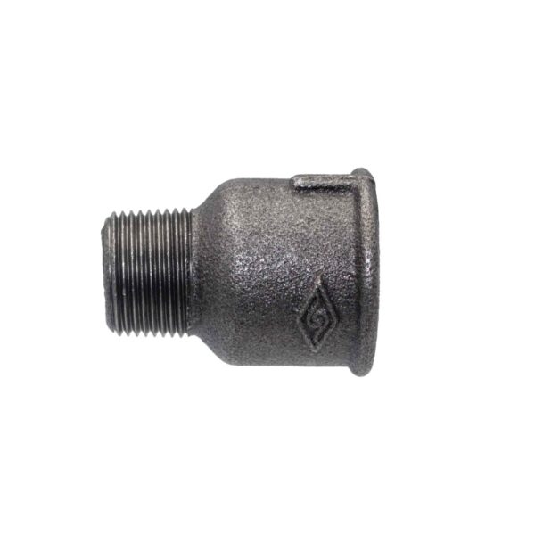 Verloopmof 246 1/2vrx1/8m Zwart